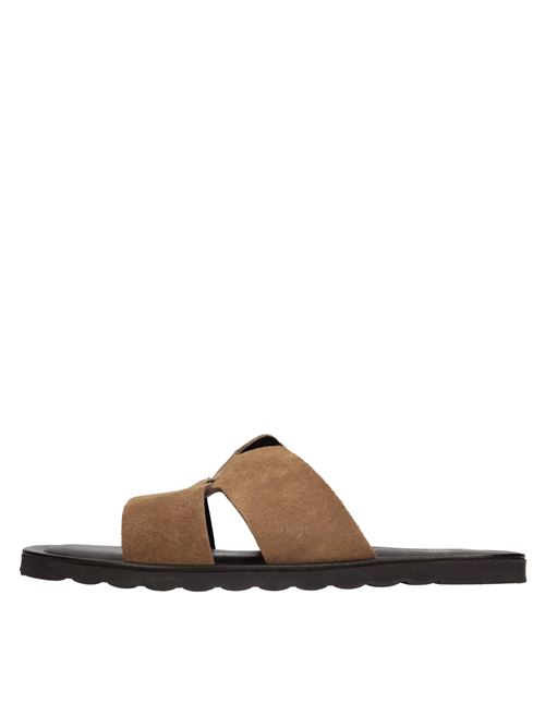 Mules in camoscio THE SANDALS FACTORY | M7974 CAM.MARRONE